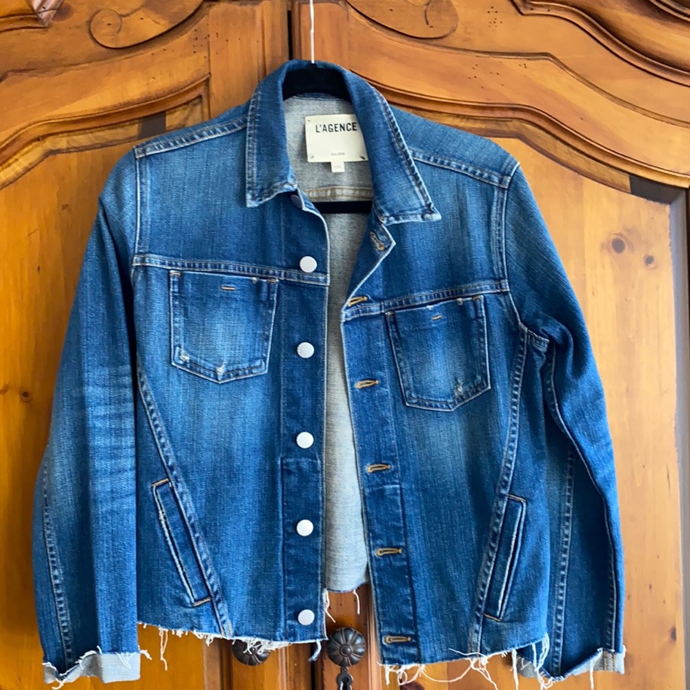 L’Agence denim jacket